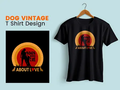Dogs T-Shirt Design 3d animation app bartender t shirt branding design dogs t shirt design gangster t shirt graphic design illustration logo motion graphics ui