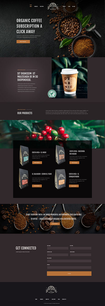 Grind Organic redesign