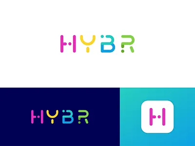 Hybr - Logo Design branding identity design logo