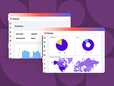 Analytics - The Key to Content Success 3d animation branding content content creation content creator design digital content digital publishing embed graphic design illustration issuu logo magazines motion graphics publication publishing ui webdesign