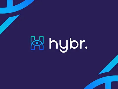 Hybr - Logo Design identity design logo