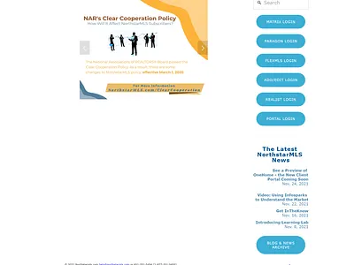 NorthstarMLS Squarespace Landing page design editor x squarespace ui web swatchers