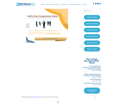 NorthstarMLS Squarespace Landing page design editor x squarespace ui web swatchers