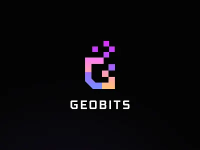 GEOBITS NFT Marketplace app bits branding crypto cryptocurrency design fluid geometry golden ratio graphic design icon logo logo design marketplace minimal nft ui ux vector web