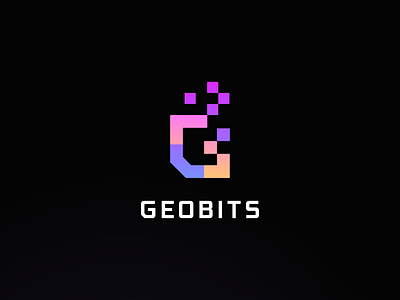 GEOBITS NFT Marketplace app bits branding crypto cryptocurrency design fluid geometry golden ratio graphic design icon logo logo design marketplace minimal nft ui ux vector web