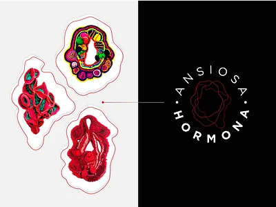 Ansiosa Hormona - Visual Identity branding identity design jewelry logo