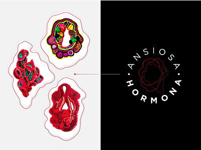 Ansiosa Hormona - Visual Identity branding identity design jewelry logo