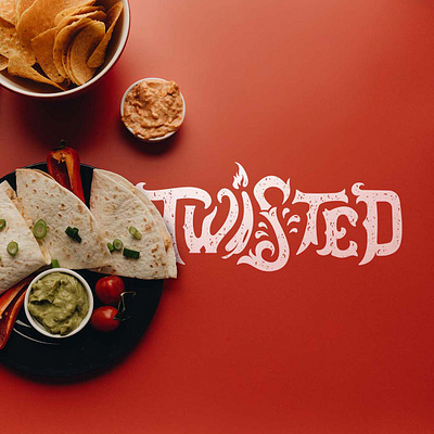 Twisted brand design branding colorful creative design food graphic design hand lettering illustration lettered logo mexican mural photography restaurant taco twist twisted typography vibrant