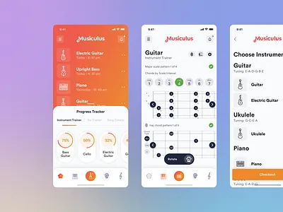 Musiculus Tunes - app design app app design app designer branding design drum app graphic design mobile mobile app mobile app designer music music app music tune app musiculs app musiculus sound app typography uae designer ui ux