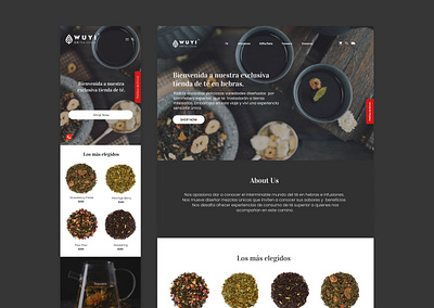 Wuyi Tea House design ui ux