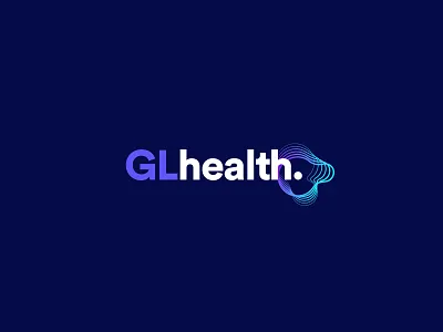 GLhealth biotechnology branding glhealth graphic design healthcare logo molecule molecule logo ui