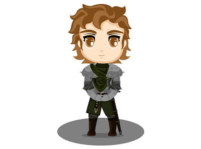 Loras Tyrell caballerodelasflores casatyrell chibis design diseño gameofthrones illustration lorastyrell ui ux vector vector illustration