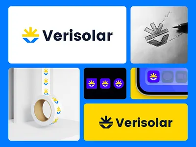 Verisolar – A Bold & Sustainable Brand Identity brand identity branding business branding clean energy creative design eco friendly design graphic design icon logo logo design logo designer logo inspiration minimal logo modern branding modern logo renewable energy solar energy sustainable visua lidentity