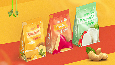 Cheese brand packaging design branding cheese food packaging design gfxmanjur graphic design logo package design packaging