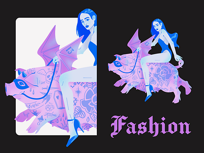 Fashion — the Horsemen of the Apocalypse acid color art cards design character collaboration digital fashion graphic design illustration