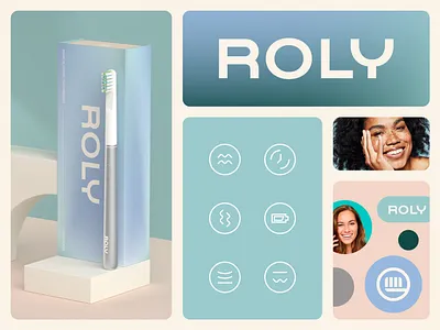 Roly Branding and Packaging Design - Oral Care 3d branding care clinic dentist doctor healthcare label logo logotype oral packaging packaging design teeth toothbrush