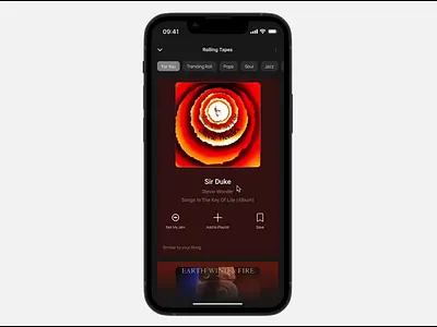 Rolling Tapes - Music Discovery Tools mobileapp musicapp ui uidesign uxdesign