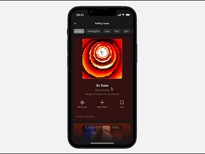 Rolling Tapes - Music Discovery Tools mobileapp musicapp ui uidesign uxdesign