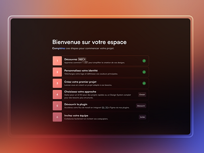 ❖ Onboarding Checklist component design design system graphic design onboarding ui ui design uiux