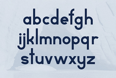 Glacier Typeface font geometric glacier letters lowercase sans serif typeface typography