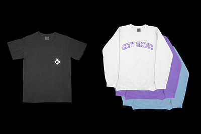 City Skate merch concepts city concept kansas merch mockup park shirt skate skatepark sweater sweatshirt wichita