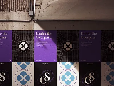 City Skate Poster Mockups campaign city concept highway kansas layout mockups paste poster skate skatepark underpass wichita