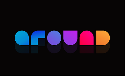 Around 3d app branding design graphic design icon il illustration logo typography ui ux vector
