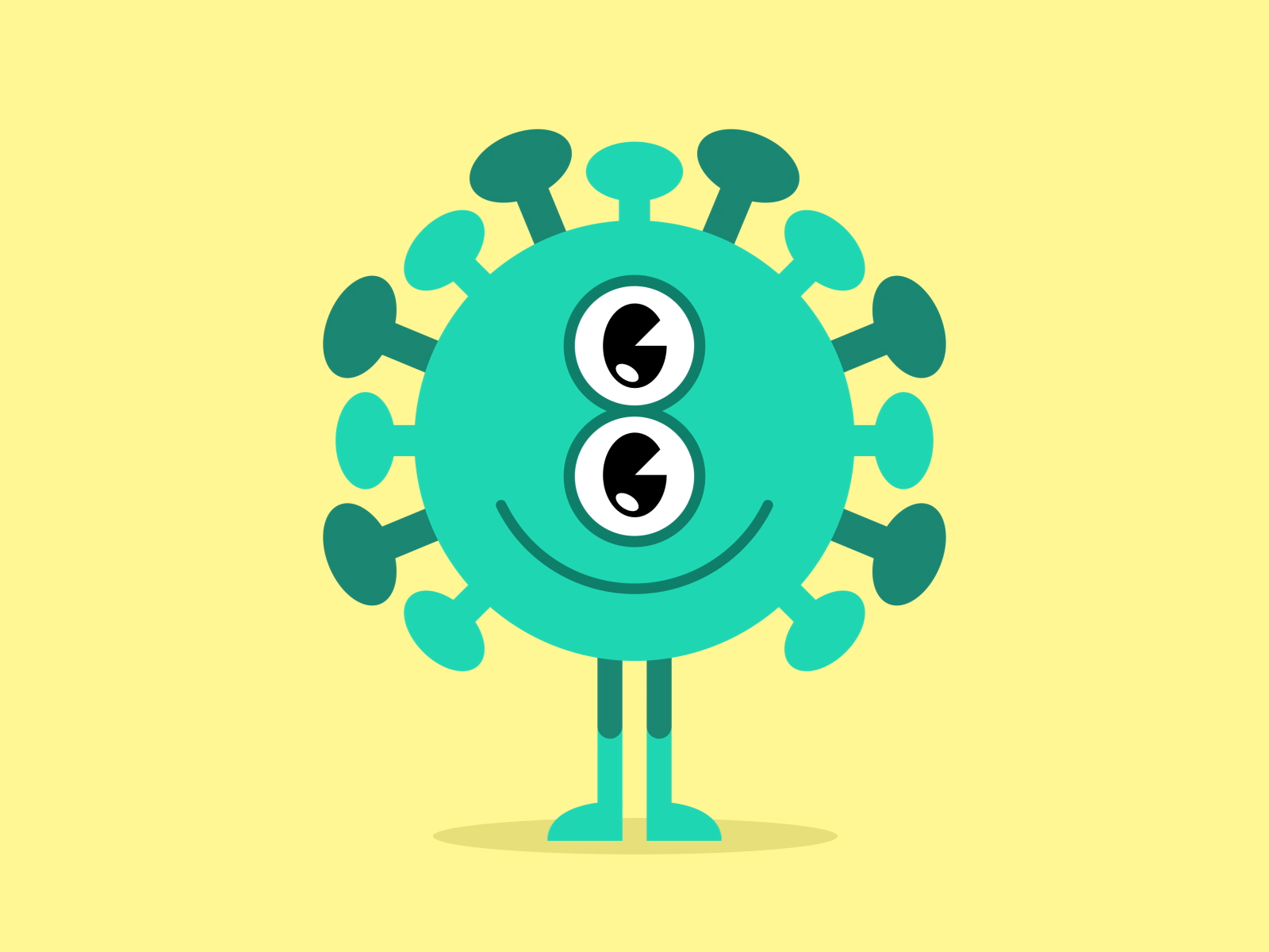 Germ Dance after effects cartoon character illustration motion vector