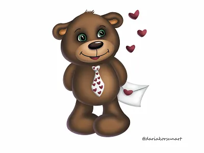 Valentine's Day. Lovely Bears. Couple Pajama Prints. For him. 2d 2dart bear branding conceptart design happyvalentinesday illustration packaging pajama pajamaprints print