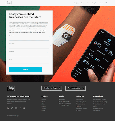 Gatorade Pardot Landing Page conversion optimization graphic design marketing automation pardot
