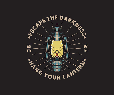 Lantern branding design graphic design illustration lantern old school tattoo retro traditional tattoo vector vintage vintage hand drawn