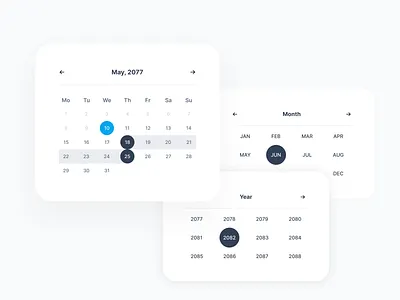 Clean date picker clean date picker picker ui ux