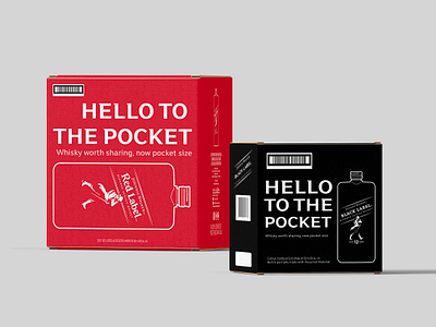 Hello to the pocket: Johnnie Walker branding graphic design print