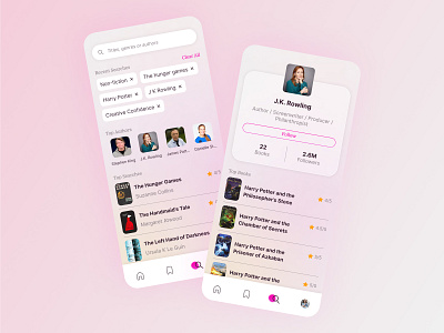 E-Book Reading App - Exploration app app design application authors book reading book reading app books books app e book e book reading app reading reading app ui uidesign uiux uiux design