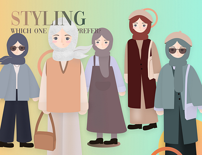 Styling Illustration Design design graphic design illustration vector