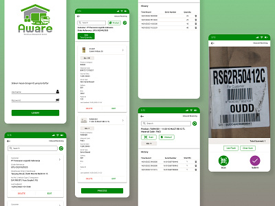 Warehouse System - Inbound Process android aware mobile ui warehouse