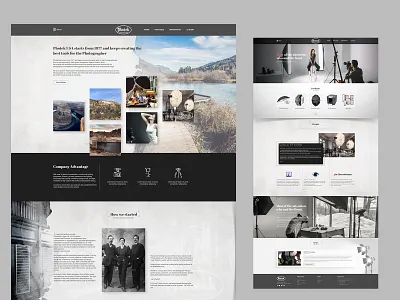 Photek Website design ui web