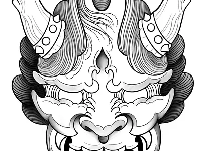 Mask design graphic design illustration logo vector