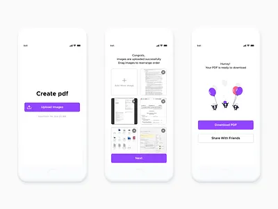 Image to PDF android pdf purple