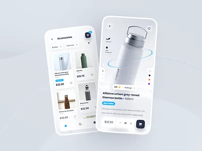 E-commerce app - UI Design 3d ecommerce app mobile app shopping shopping cart ui design uiux user interface ux design