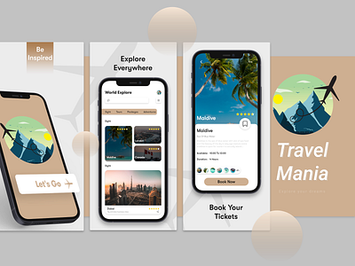 app ui ux design travel agency app 3d animation branding find work graphic design inspiration logo motion graphics ui