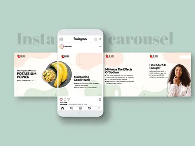 Instagram carousel social media post