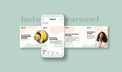 Instagram carousel social media post