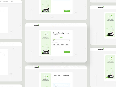 Loanglide - Manage Loan Process 2022 bank borrow clean clean ui creative design fintech loan loan process minimal modern money styleguide trendy ui uiux ux design website