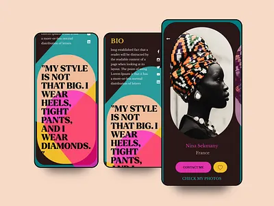 Hello beauties - App app colored design illustration landing page mobile ui ux web web design
