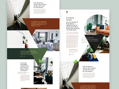 Amar - About colored design graphic design illustration interface landing page ui ux web web design