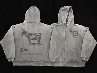 GOAT / 035 design graphic design hoodie photoshop poster poster a day poster art poster design texture typography