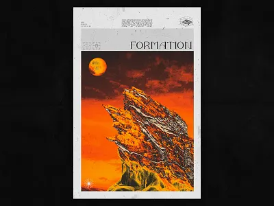 Formation / 048 design graphic design grunge photoshop poster poster a day poster art poster design print texture type typography