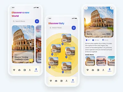 ✈️ Travel Agency App-2 travel app ui design