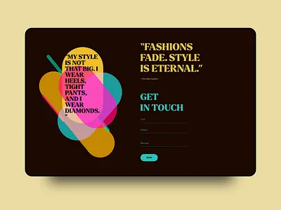 Hello beauties - Slider colored design interface landing page ui ux web web design web site